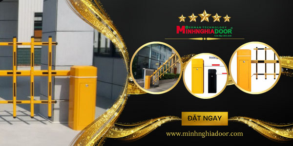 Cổng tự động Barie kiểm soát người và xe ra vào