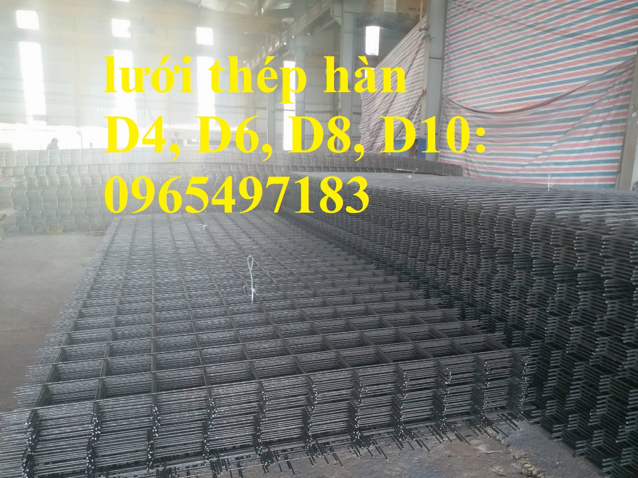 Lưới thép hàn D4, d5, D6, D8, D10 đổ bê bông giá tốt nhất tại Hà Nội