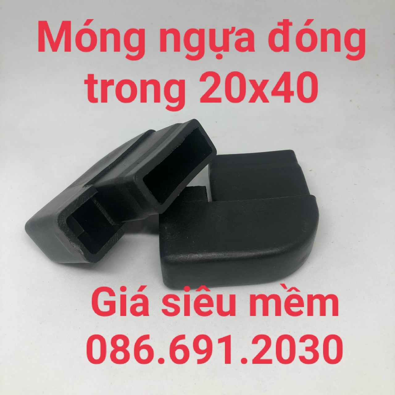 Nắp chụp đầu ống thép hộp bằng nhựa giá rẻ