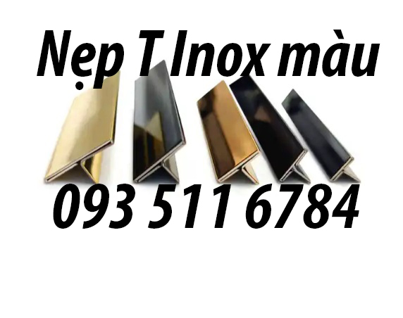 Nẹp trang trí Inox vuông góc Nẹp V10 Inox Nẹp T nhôm nối sàn