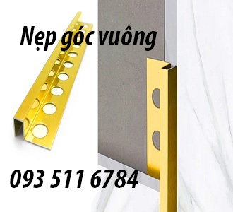 Nẹp trang trí Inox vuông góc Nẹp V10 Inox Nẹp T nhôm nối sàn