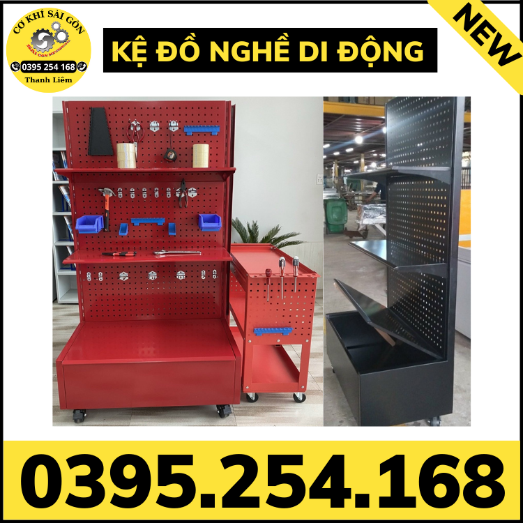 Bảng treo dụng cụ đồ nghề di động chuyên dùng trong các garage