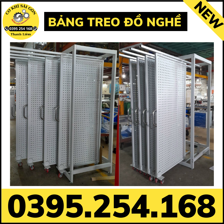 Bảng treo dụng cụ đồ nghề di động chuyên dùng trong các garage