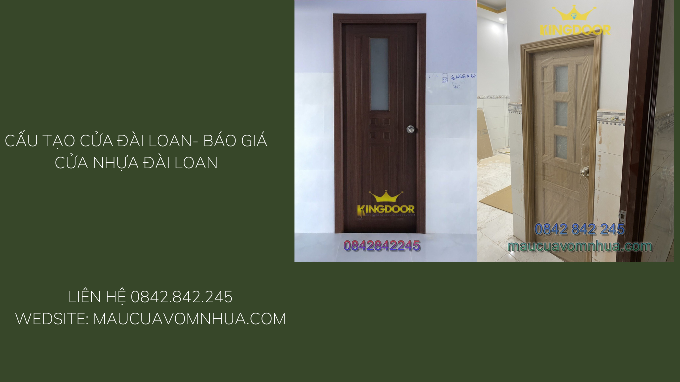 cấu tạo cửa nhựa Đài Loan- Báo giá cửa nhựa Đài Loan