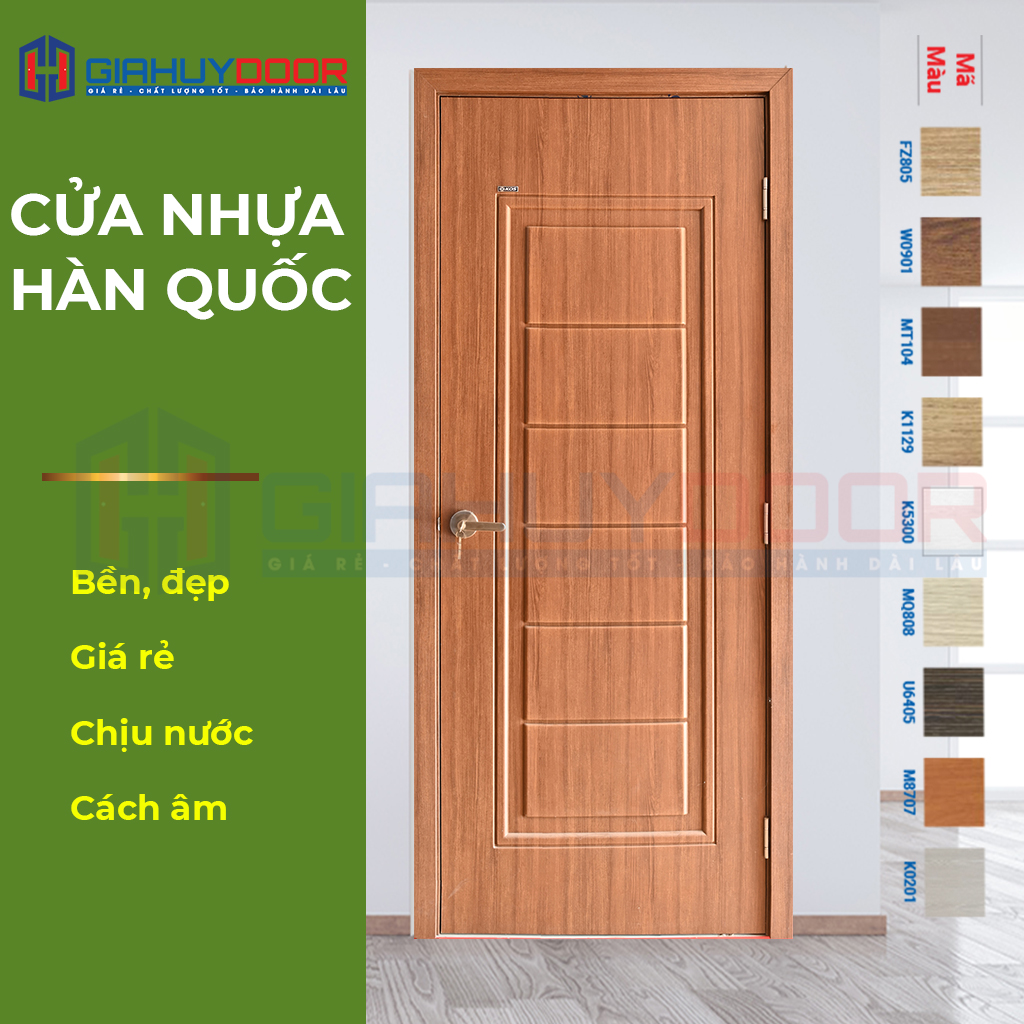 Cửa nhựa hàn quốc - mẫu cao cấp giaphatdoor