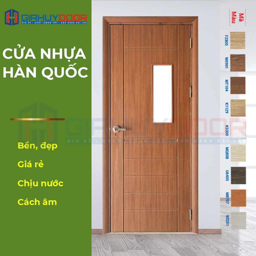 Cửa nhựa hàn quốc - mẫu cao cấp giaphatdoor