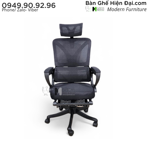 Ghế xoay học sinh sinh viên công thái học có tựa đầu HCM CR4327-M