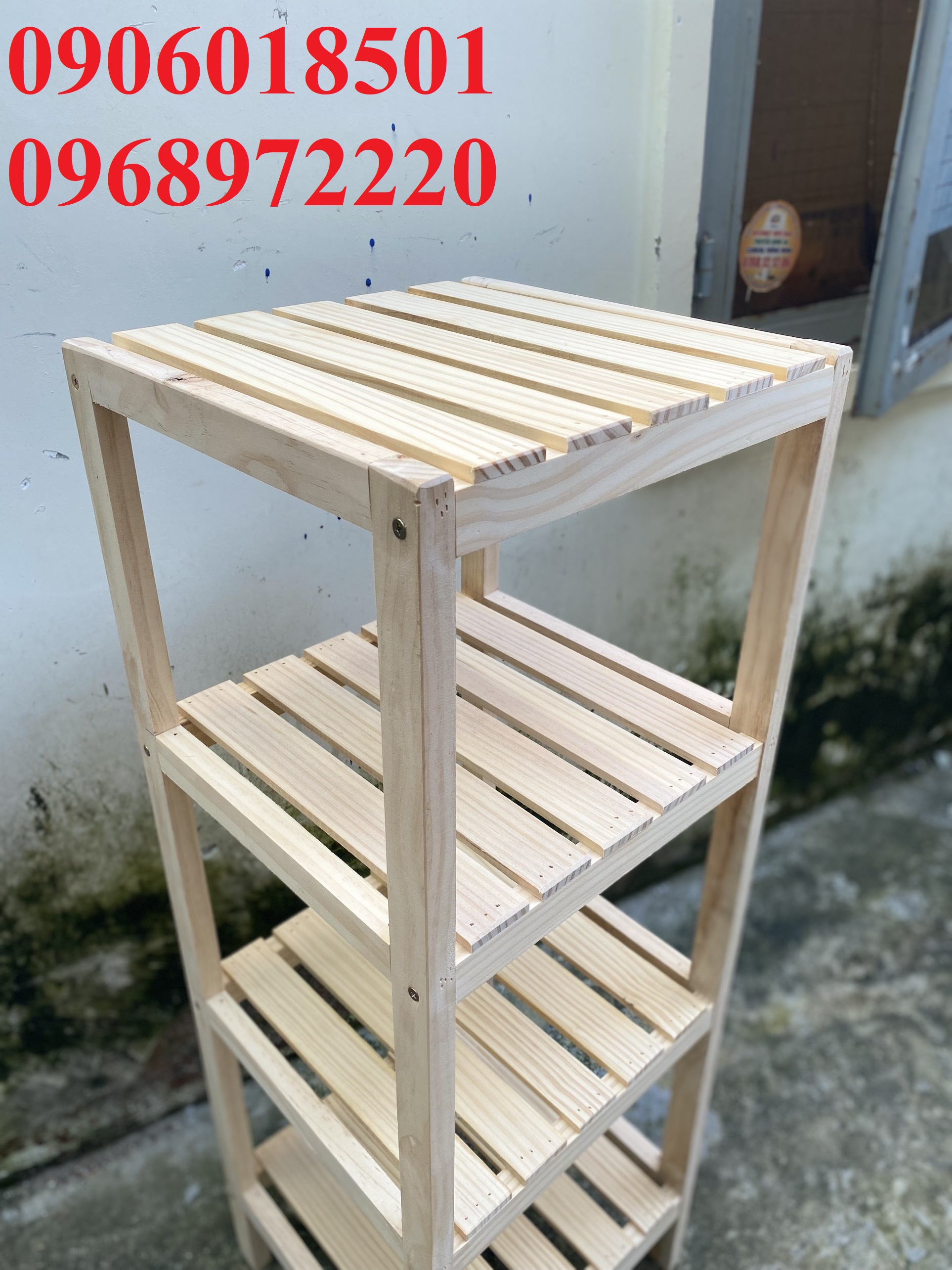 Kệ kê đầu giường phòng ngủ, kệ 4 tầng tại Đà Nẵng