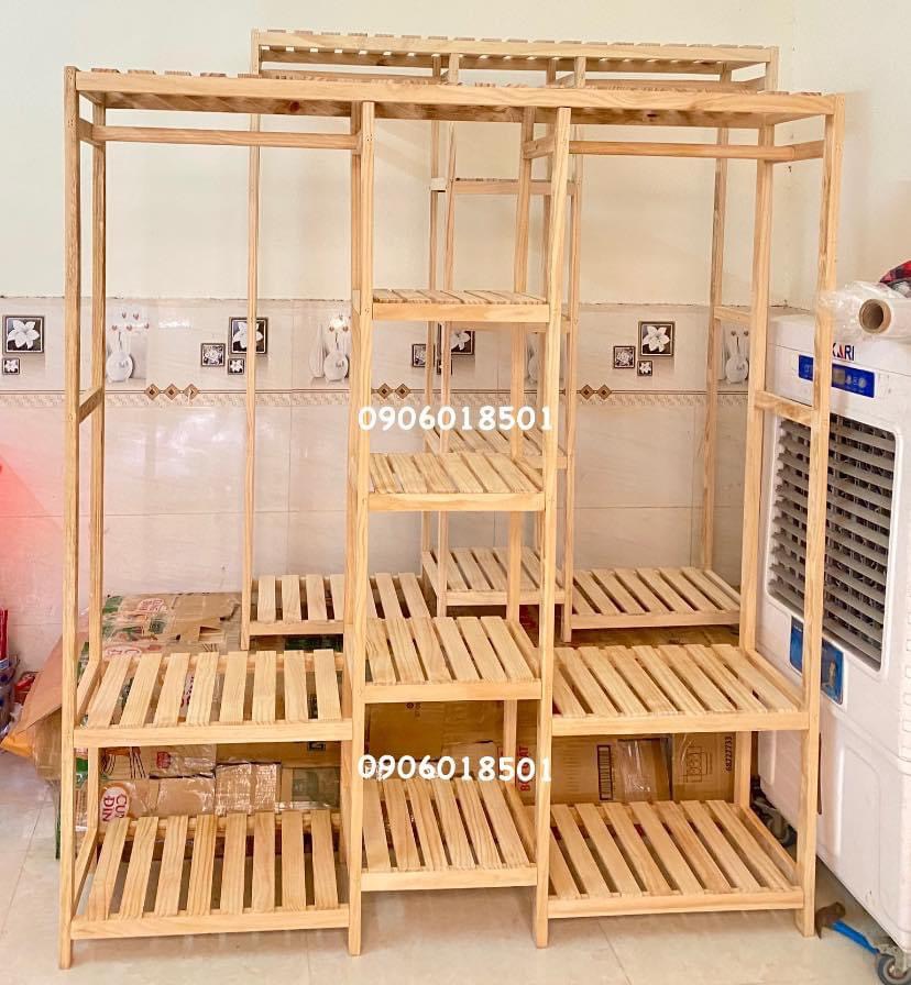 Thế giới kệ gỗ thông decor tại kho Đà Nẵng 0906018501