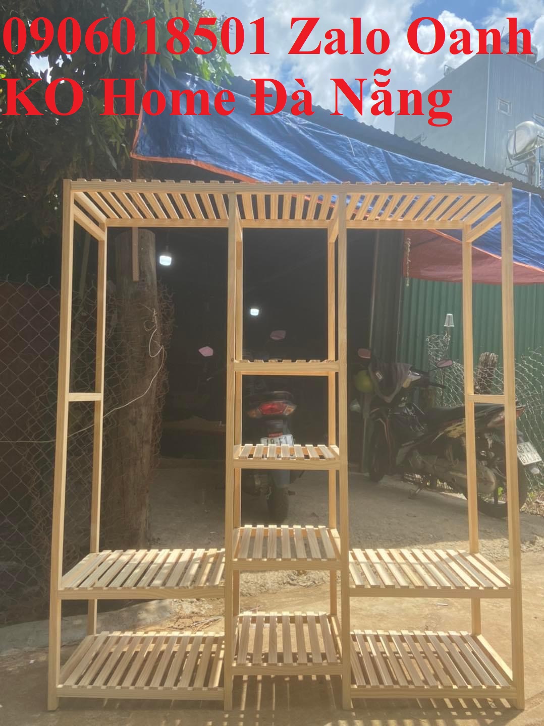 Giá treo gỗ thông các loại tại TP Đà Nẵng