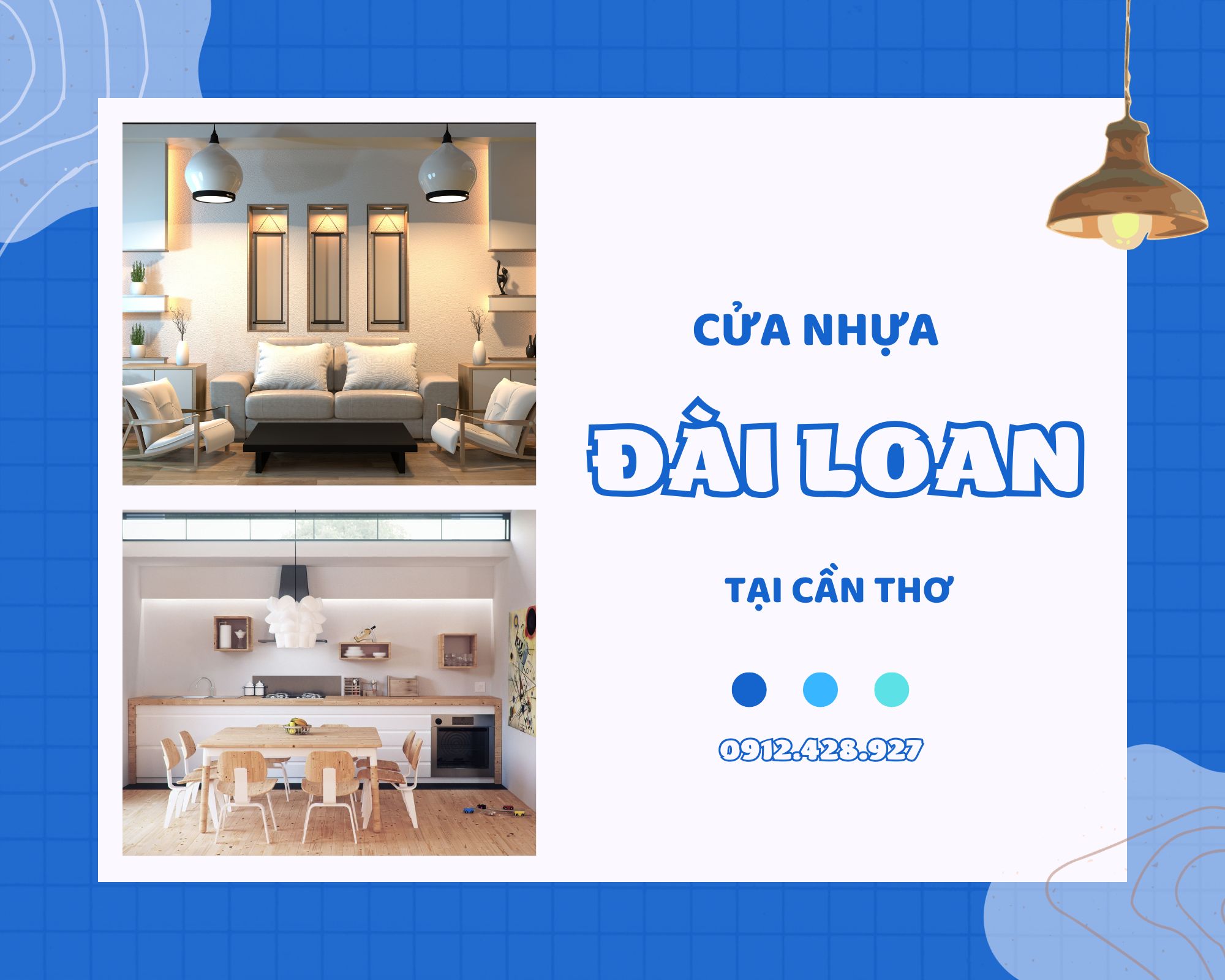 Cửa nhựa Đài Loan tại Cần Thơ  báo giá trọn gói