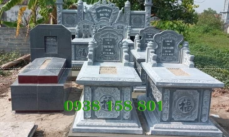 Những mẫu mộ đơn bằng đá xanh tự nhiên nguyên khối giá rẻ ở Cần Thơ