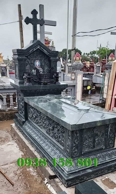 Những mẫu mộ đá đơn chôn tro hài cốt ông bà cha mẹ bán ở Tiền Giang