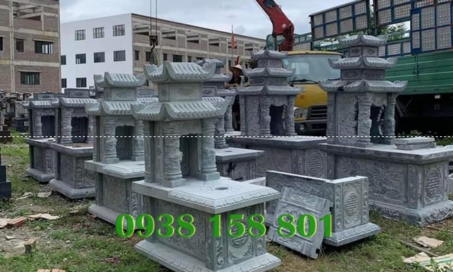 Những mẫu mộ đá đơn chôn tro hài cốt ông bà cha mẹ bán ở Tiền Giang