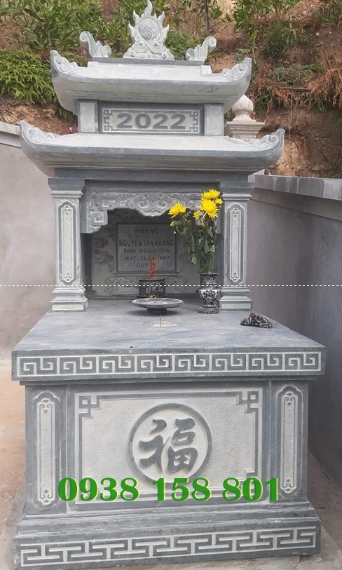 Những mẫu mộ đá đơn chôn tro hài cốt ông bà cha mẹ bán ở Tiền Giang