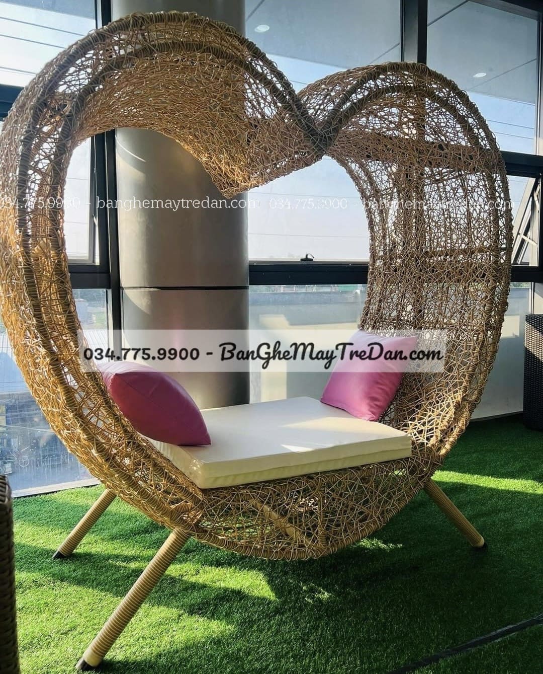Ghế chụp ảnh ngoài trời tạo hình độc đáo