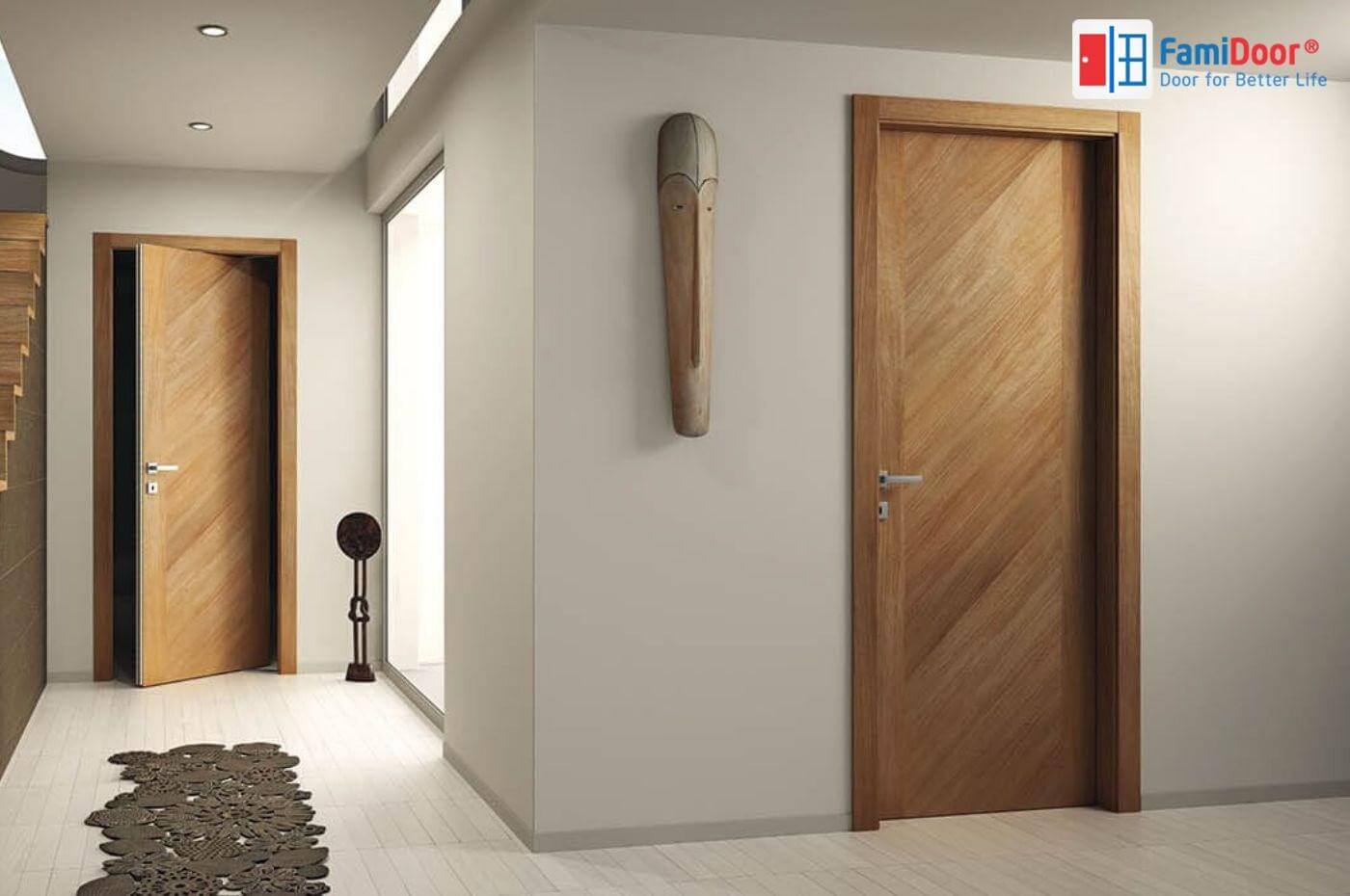 Cửa gỗ công nghiệp hdf dòng cửa quốc dân cho mọi nhà