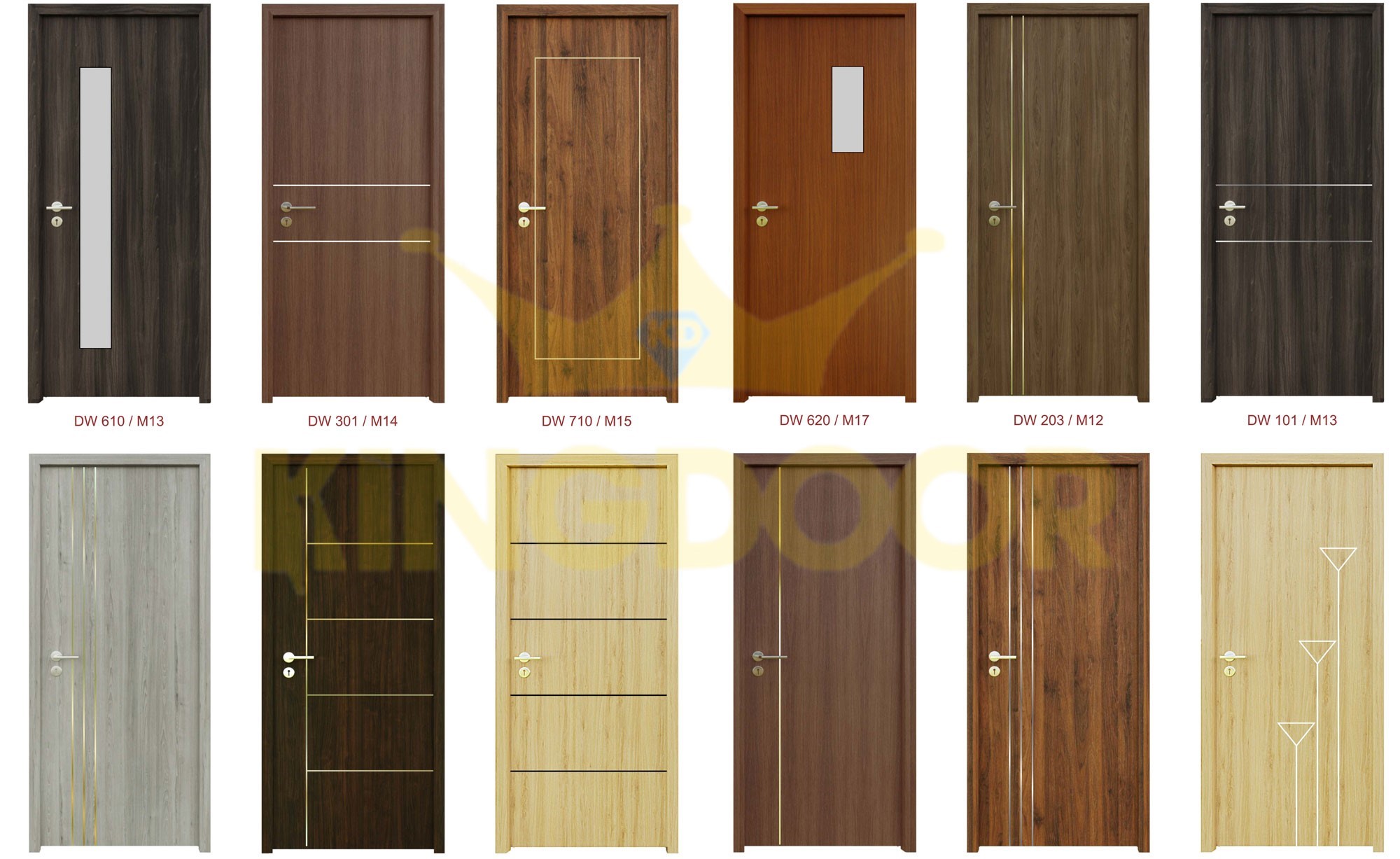 Cửa nhựaComposite KINGDOOR Đầu Năm 2024 Chất Lượng Nhất