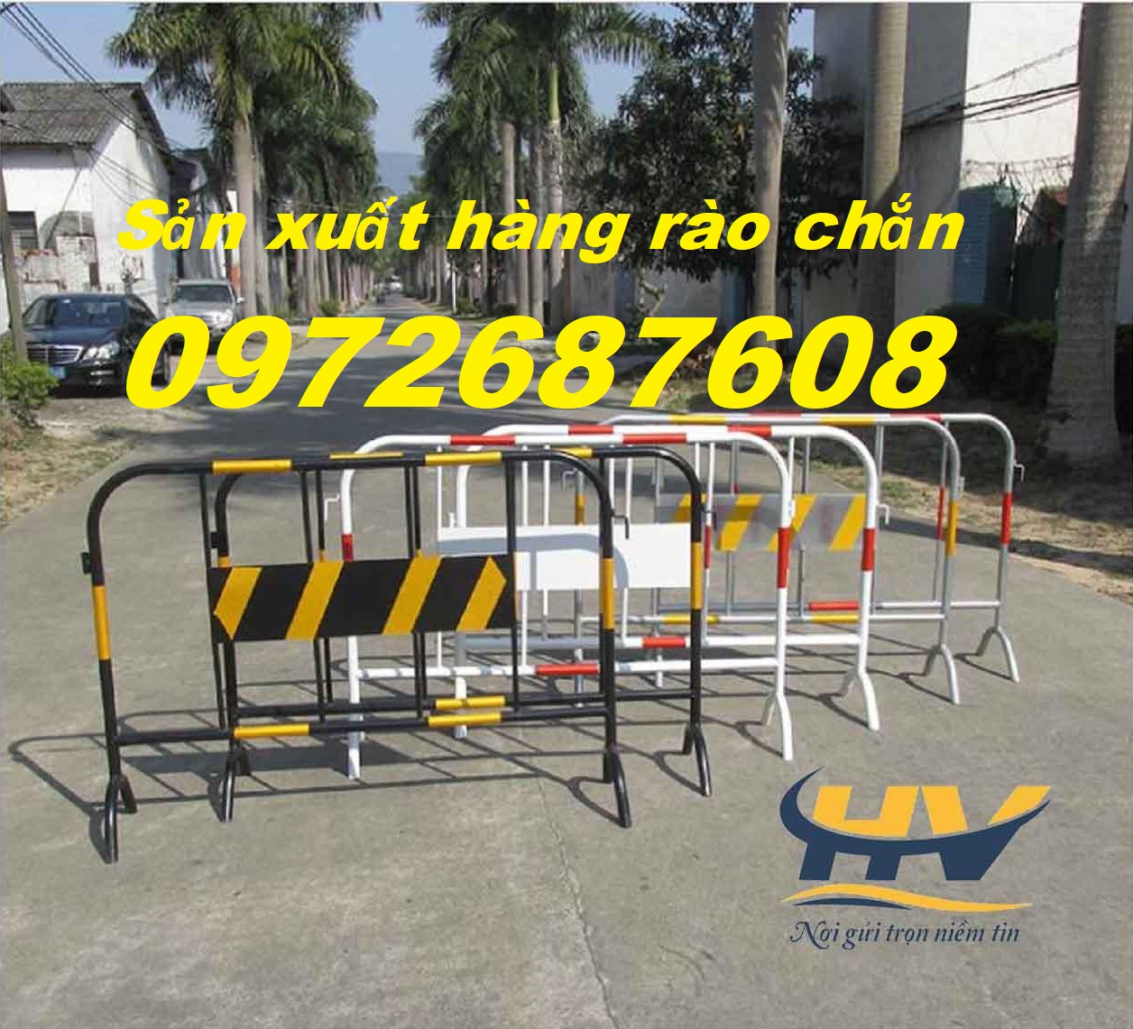 Rào chắn di động, khung hàng rào di động thép không rỉ tại TP HCM