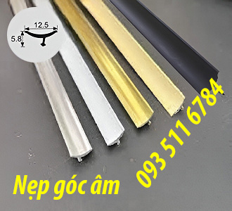 Nẹp góc tường Inox Nẹp nhôm góc âm Nẹp U trang trí