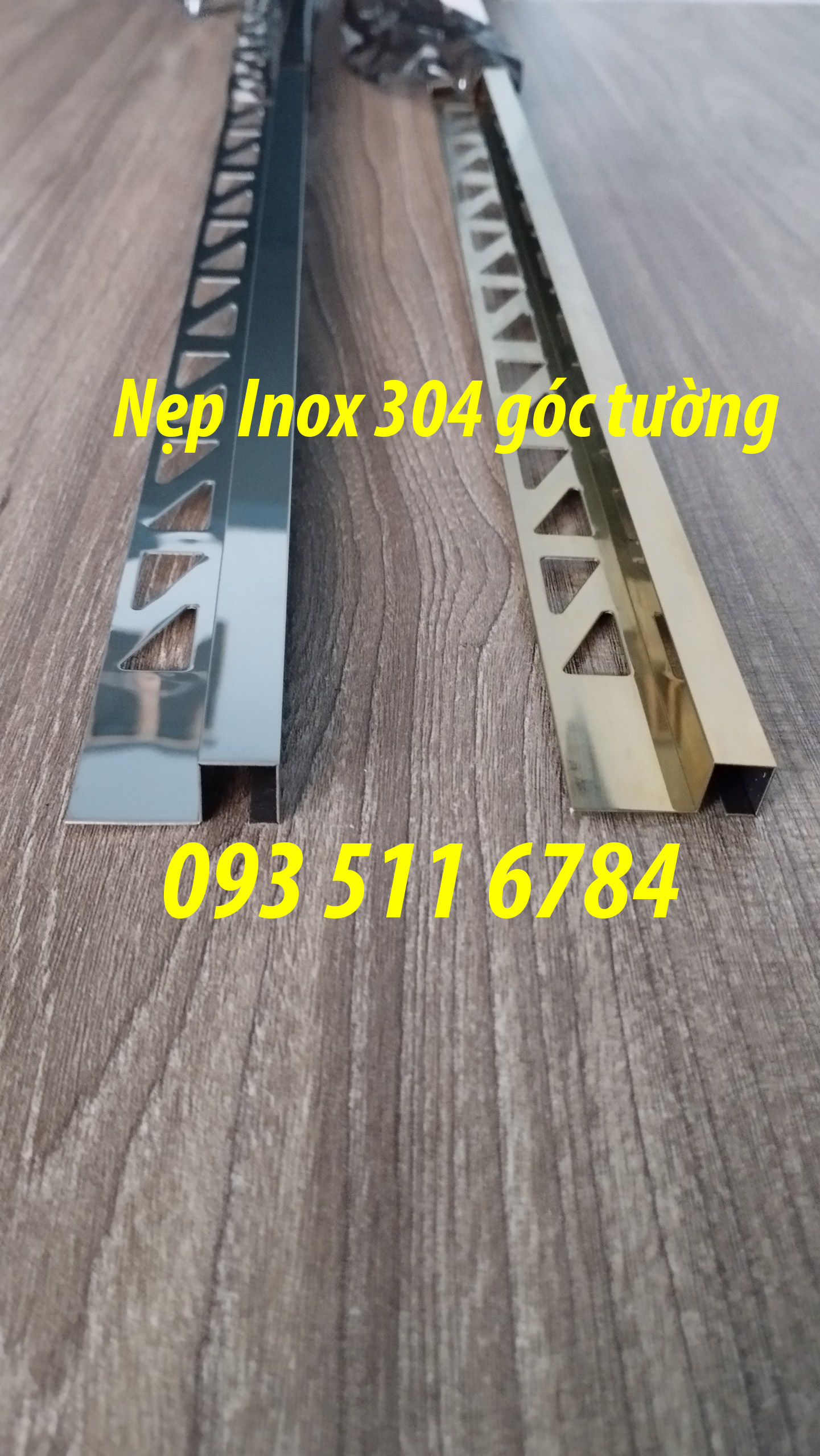 Nẹp góc tường Inox Nẹp nhôm góc âm Nẹp U trang trí