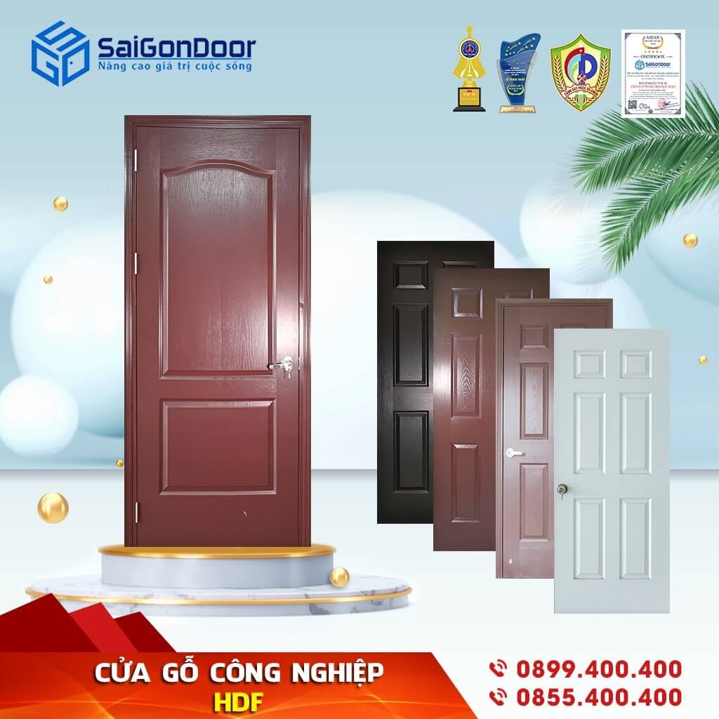 Chọn mua cửa gỗ công nghiệp tốt saigondoor