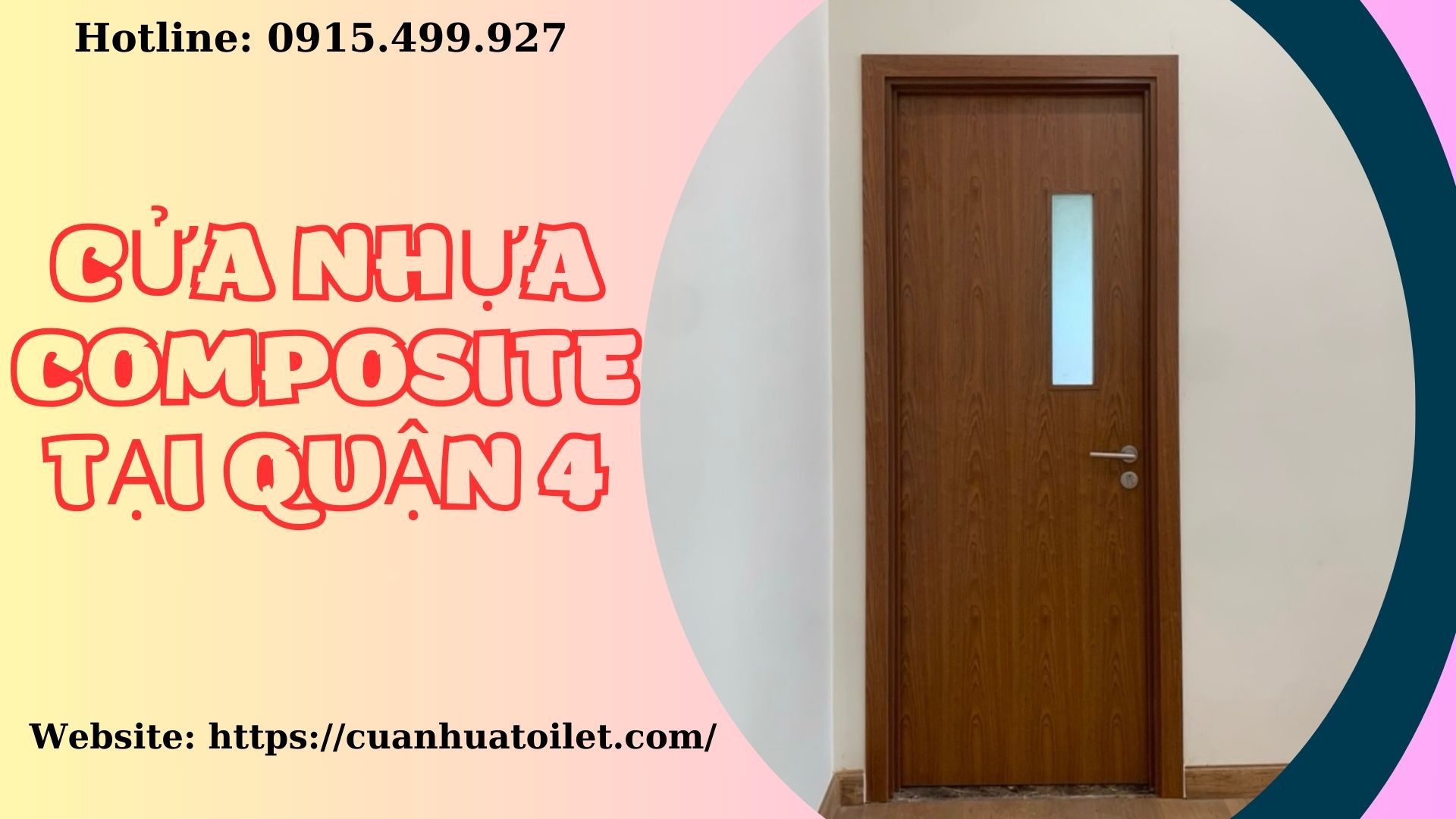 Cửa nhựa Composite tại Quận 4 - Cửa nhựa giá rẻ