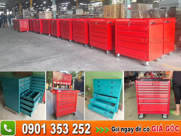 Tủ dụng cụ, tủ đồ nghề NPRO - Nhận gia công theo yêu cầu khách hàng