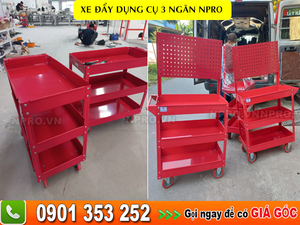 Tủ dụng cụ, tủ đồ nghề NPRO - Nhận gia công theo yêu cầu khách hàng