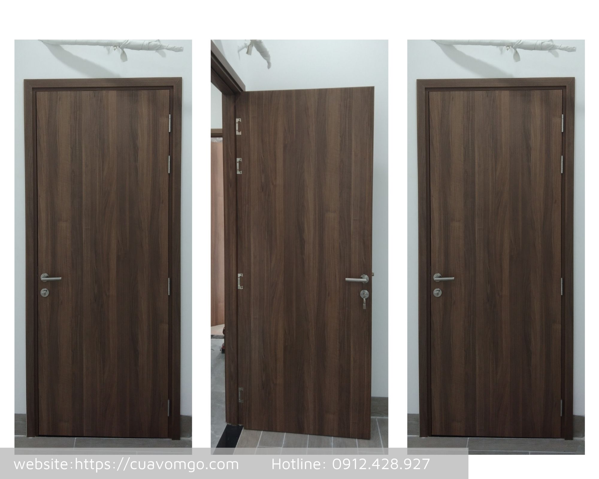 Cửa gỗ công nghiệp MDF tại Bến Tre  Cửa phòng ngủ Melamine