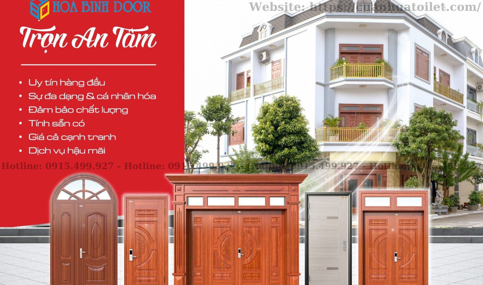 Cửa thép vân gỗ 1 cánh tại Quận 9 - Cửa phòng ngủ