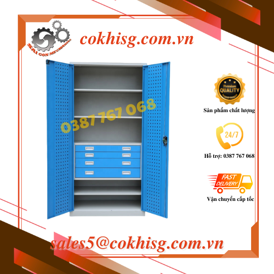 Tủ dụng cụ vật tư 2 cánh