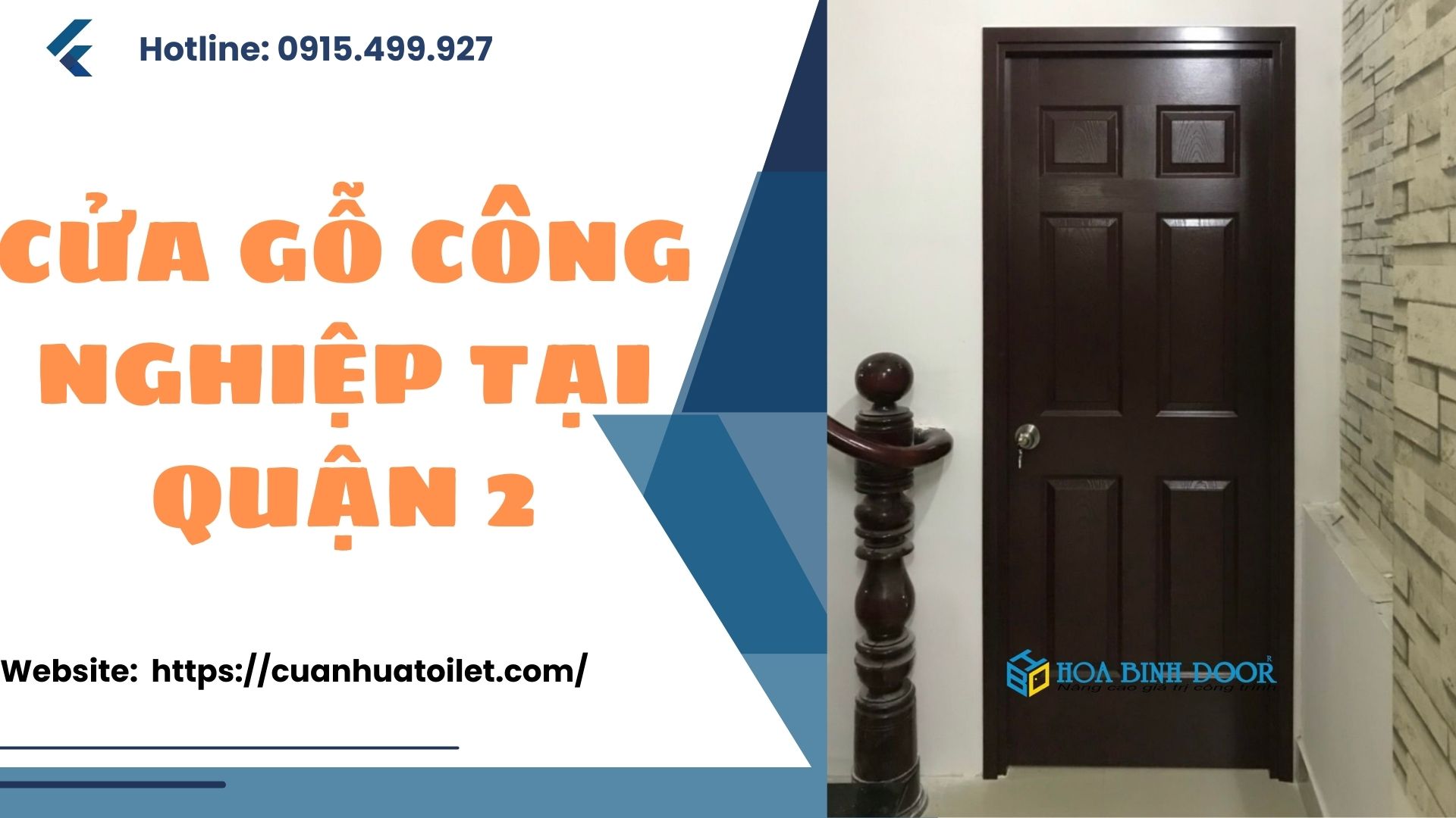 Cửa gỗ công nghiệp tại Quận 22 - Cửa gỗ giá rẻ