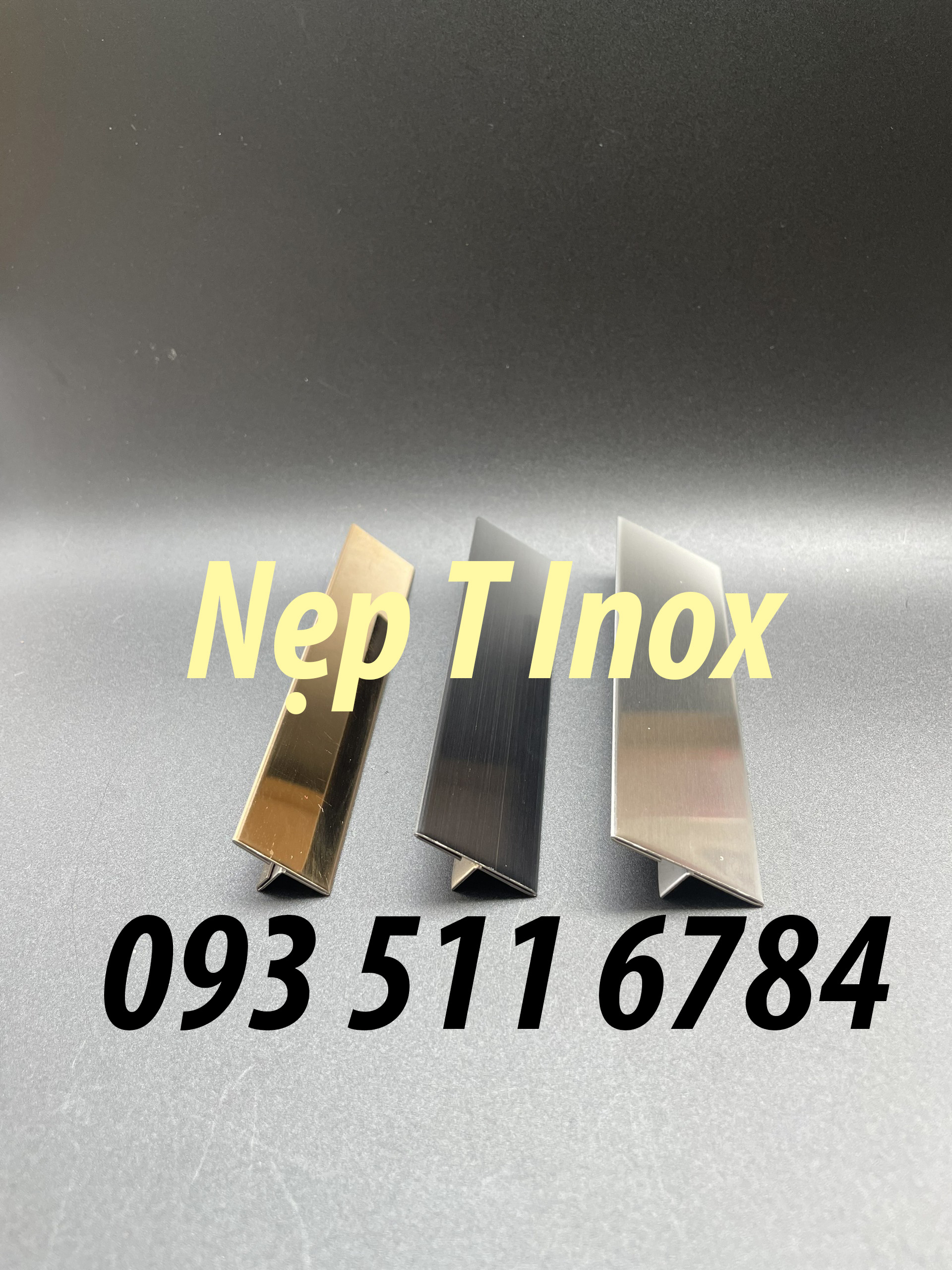 Nẹp T nhôm giá rẻ Nẹp T Inox trang trí Nẹp U5mm U20mm Inox 304