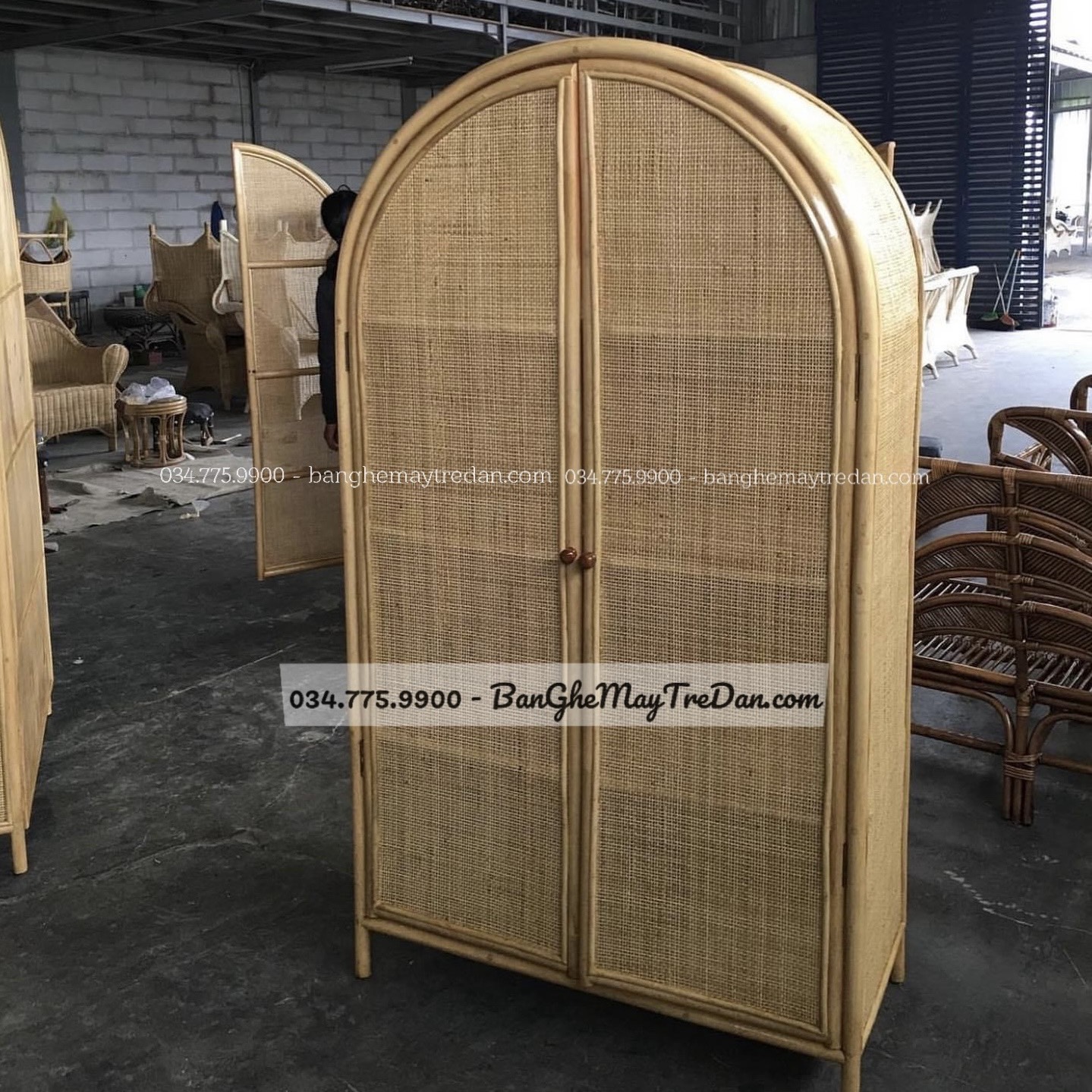 Xưởng làm nội thât mây tre đan tại Sài Gòn