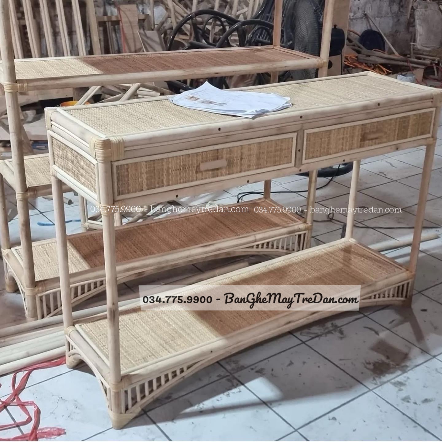 Xưởng làm nội thât mây tre đan tại Sài Gòn