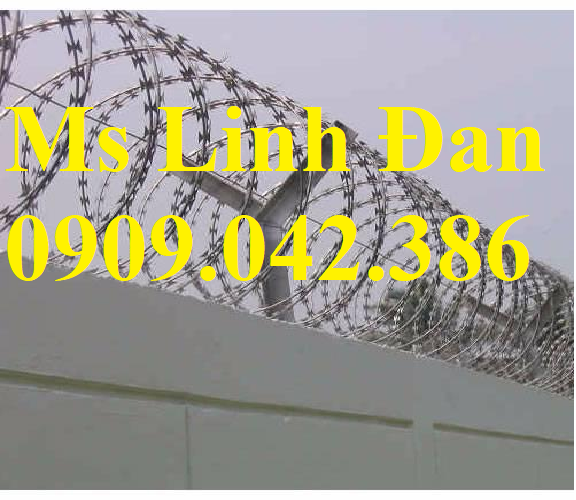 Dây thép gai hình giao chống trộm luôn có sẵn ở kho