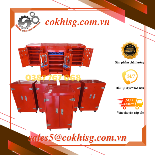 Xe đẩy đồ nghề gia công theo yêu cầu