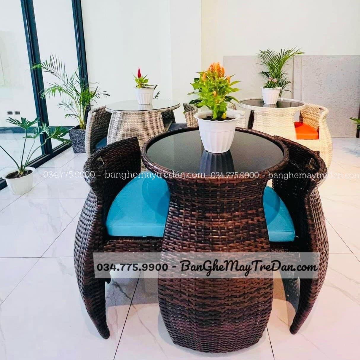 Bàn ghế cafe GN481 tiện lợi và thông minh