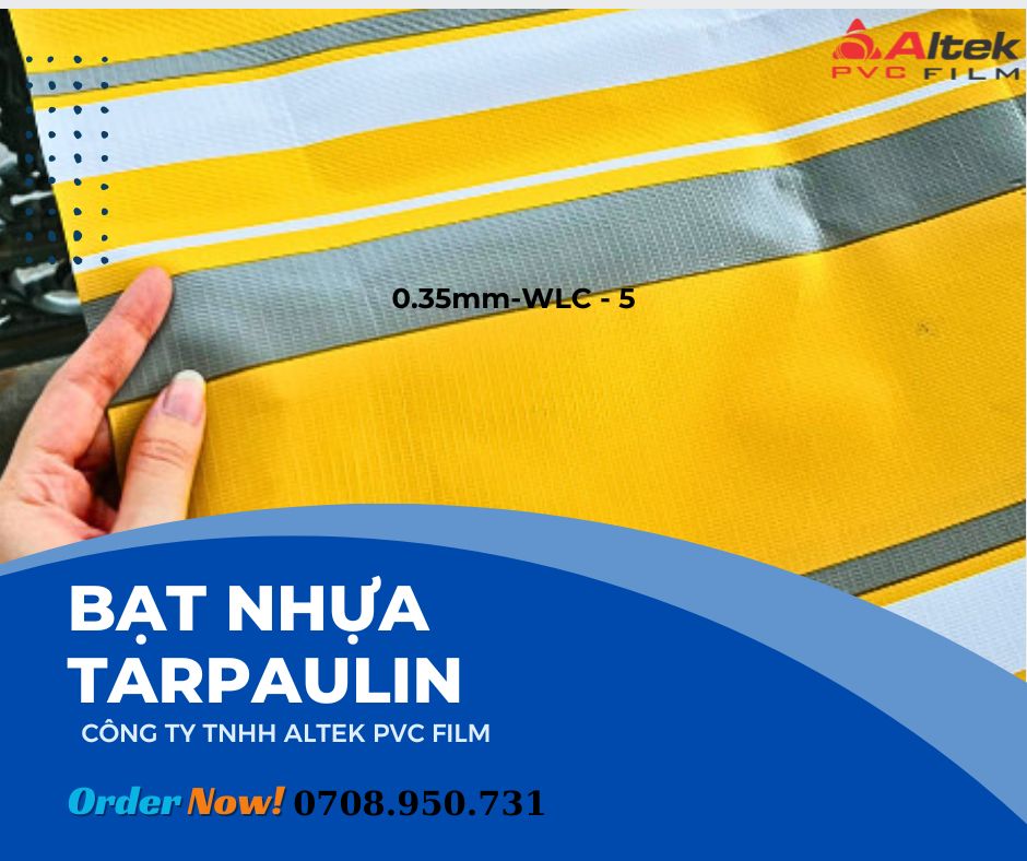 Vải bạt tarpaulin che nắng mưa giá tốt tận xưởng