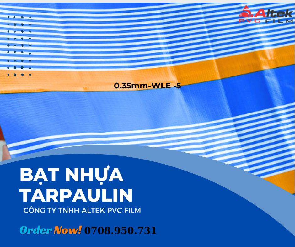 Vải bạt tarpaulin che nắng mưa giá tốt tận xưởng