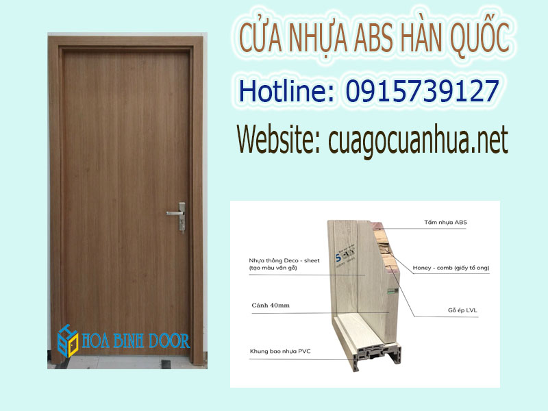 Cửa nhựa ABS tại Dĩ An- Bình Dương- cửa nhựa giả gỗ giá rẻ