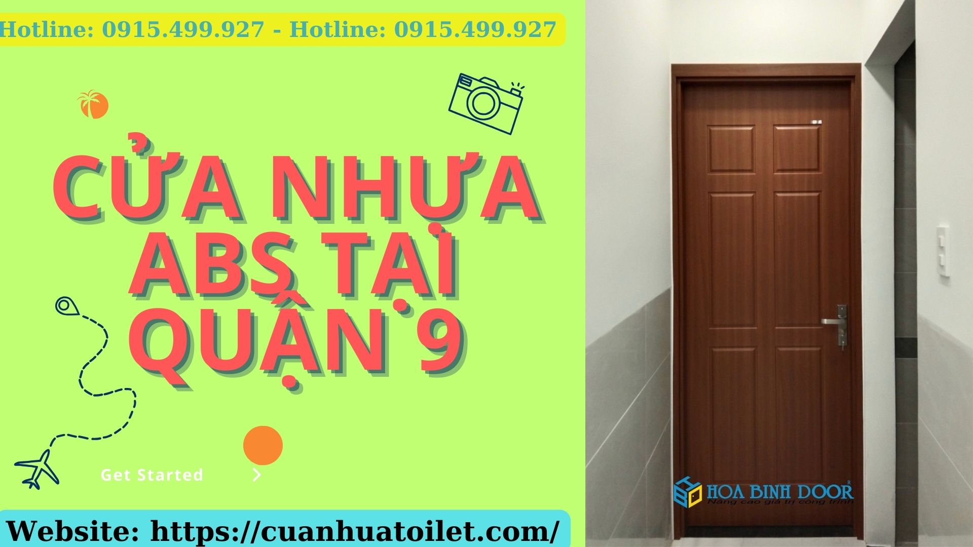 Cửa nhựa ABS tại Quận 9 - Cửa nhựa Hàn Quốc