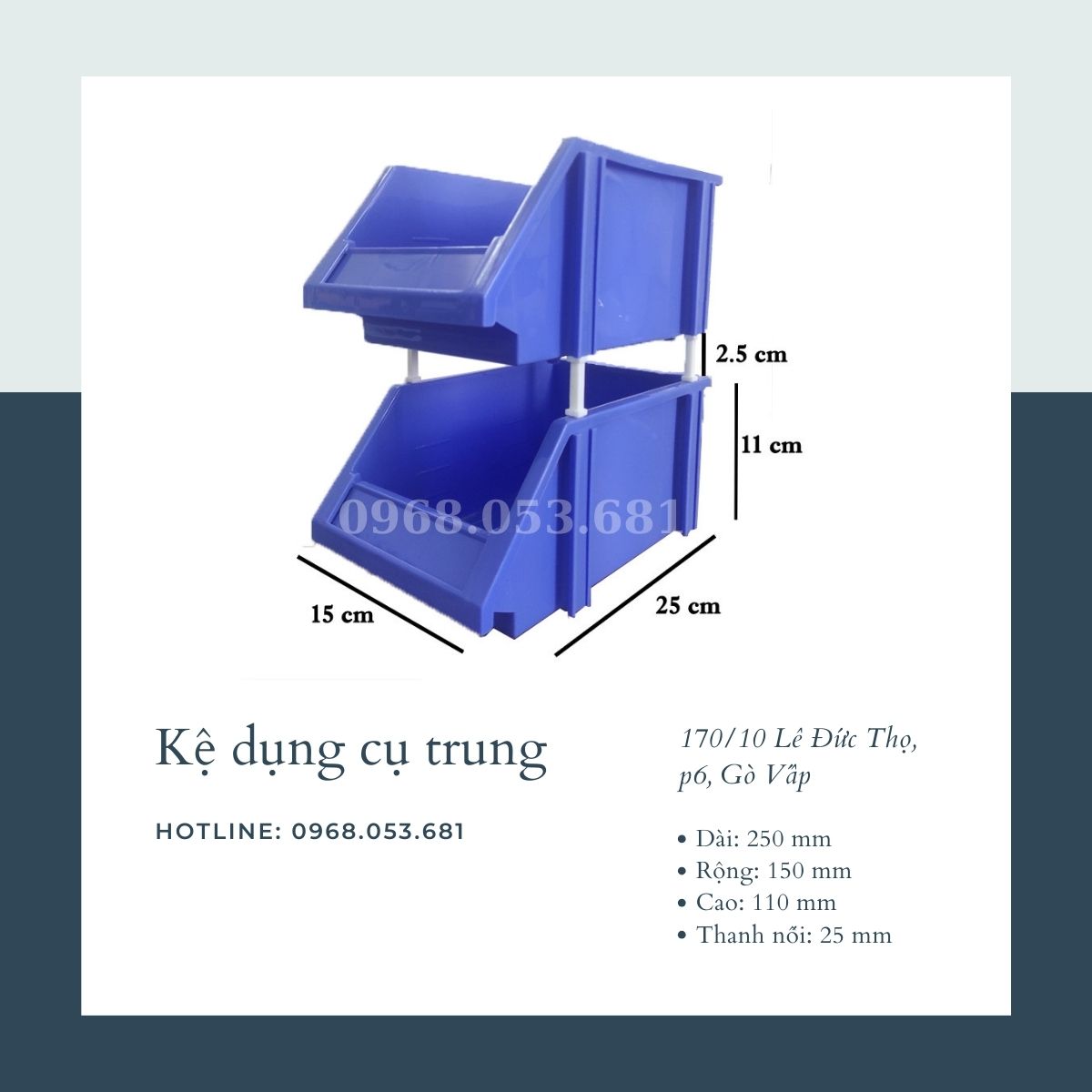 Khay đựng dụng cụ loại trung 717 giá rẻ