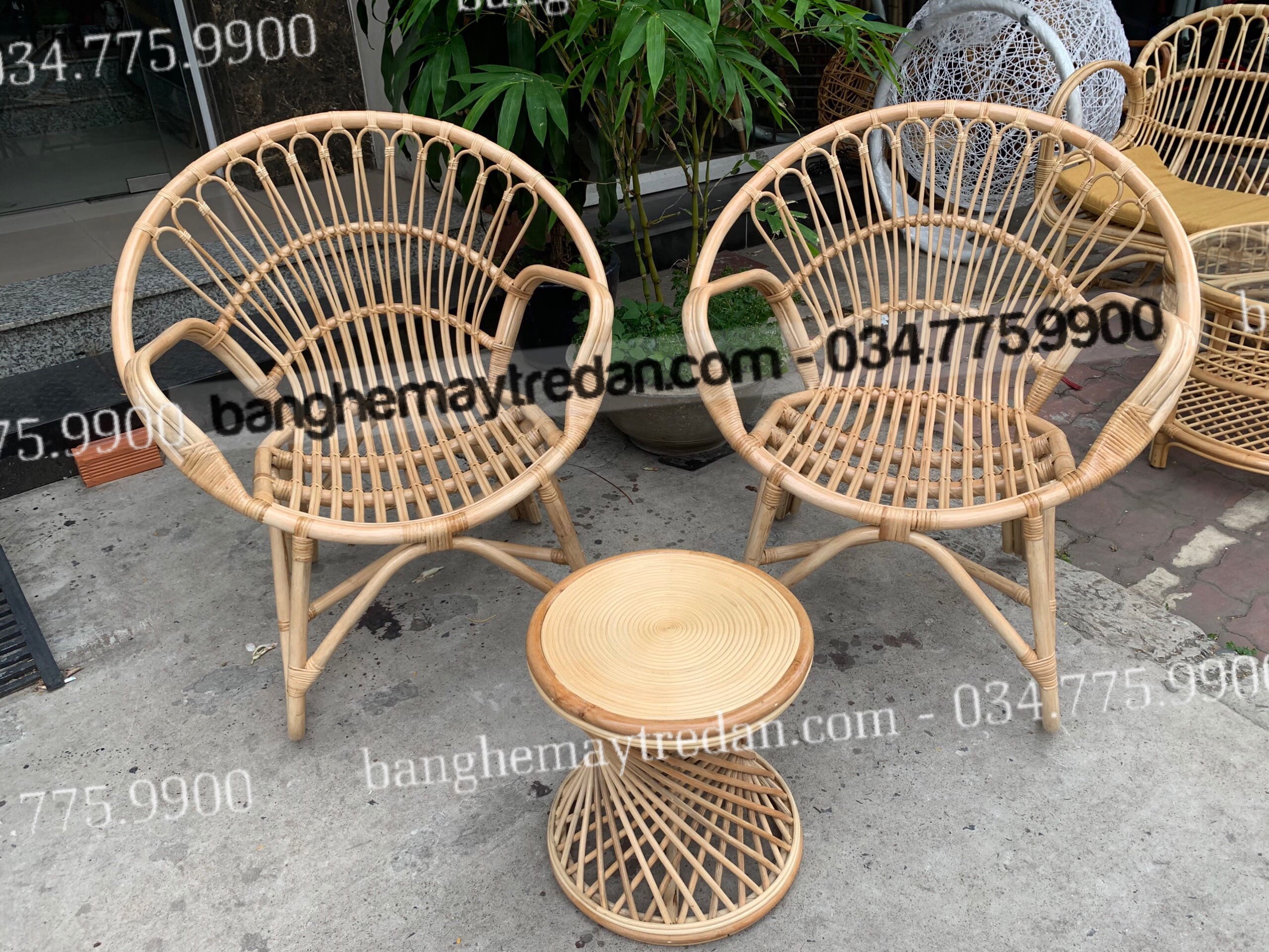 Ghế mây tre - Xưởng làm nội thất mây tre lá