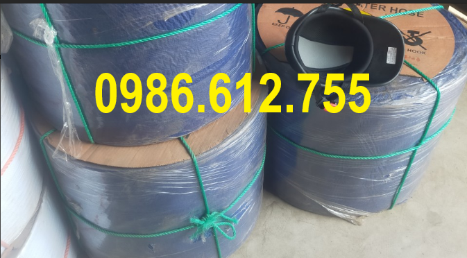 Ống bạt bơm nước,ống bạt cốt dù pvc phi 300 dùng bơm nước hút bùn cát