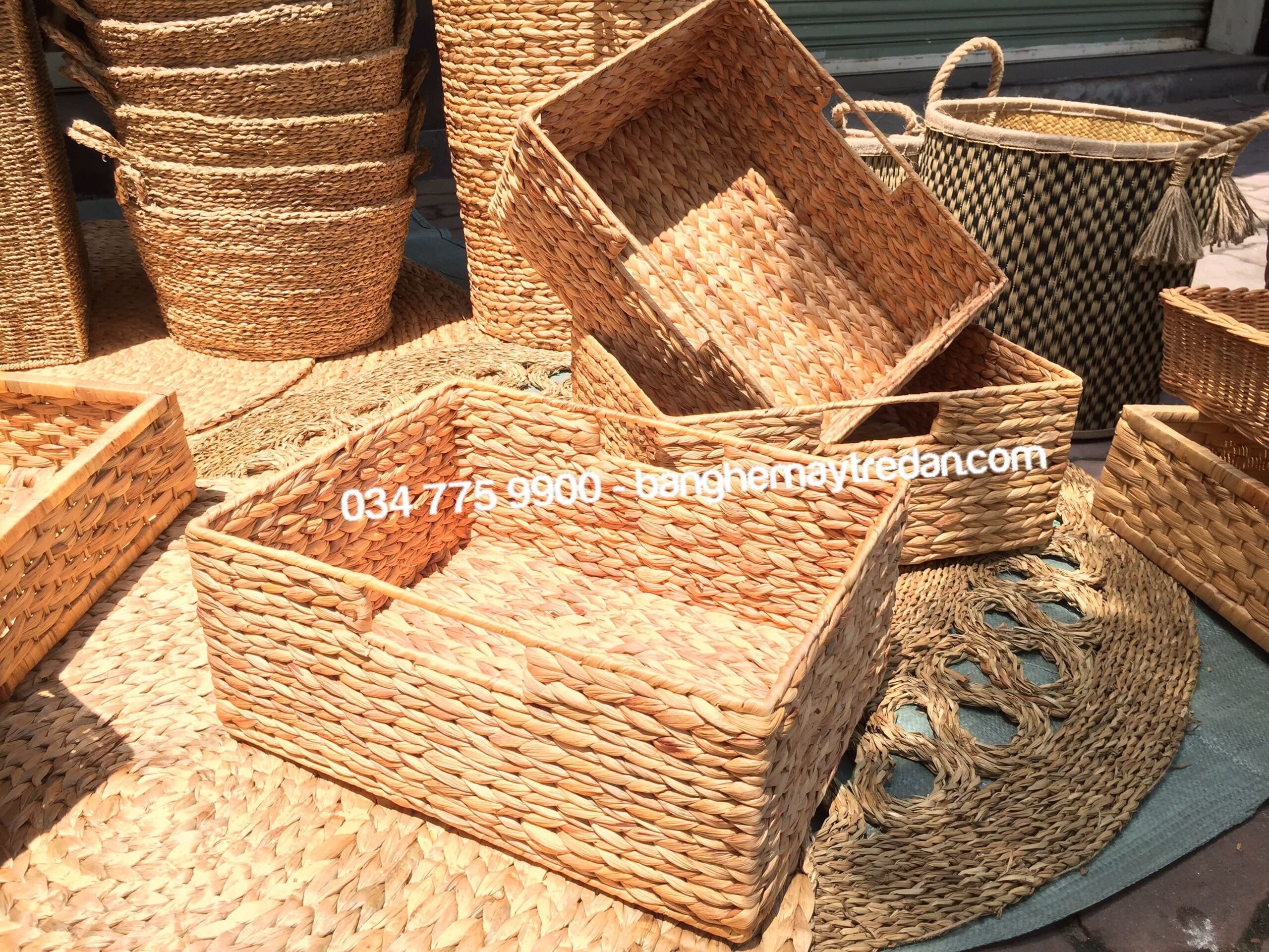 Khay mây xiên, khay để đồ khô - Mây Tre Đan