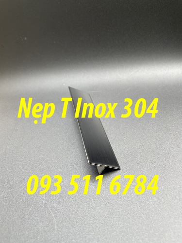 Nẹp nhôm hồng trang trí Nẹp F kết thúc Nẹp T15 Inox xước