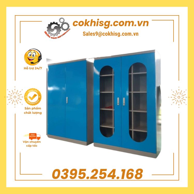 Tủ locker, tủ cá nhân bằng sắt sơn tĩnh điện bền đẹp và chắc chắn
