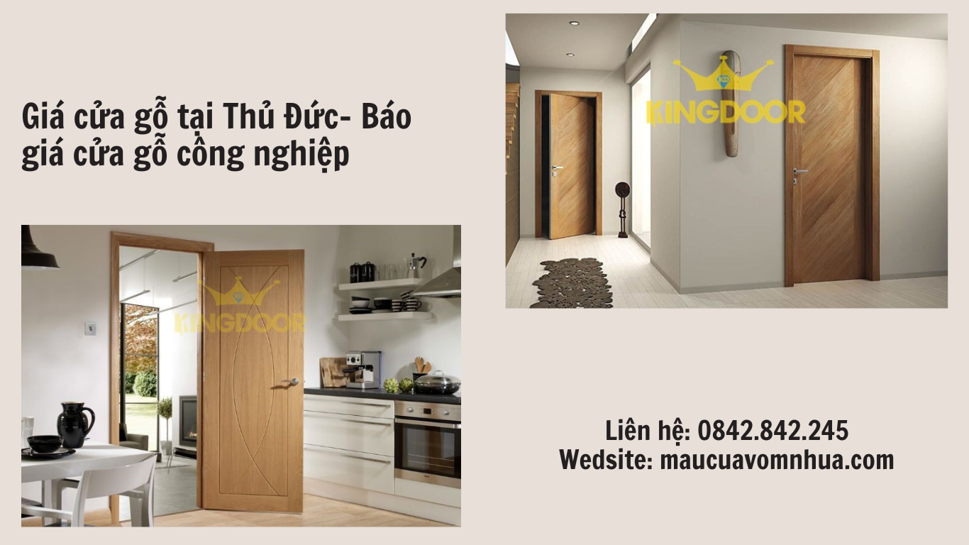 Giá cửa gỗ tại Thủ Đức- Báo giá cửa gỗ công nghiệp